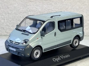 Minichamps 1:43 Opel/ Vauxhall Vivaro Minibus Metallic Blue In Display Case - Picture 1 of 10