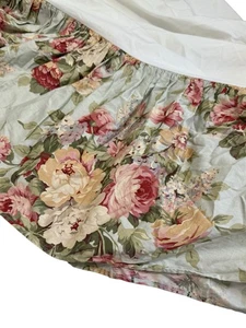 "Falda de cama de colección Ralph Lauren Queen polvo volantes piedra puerto 15"" caída esquina dividida" - Imagen 1 de 7