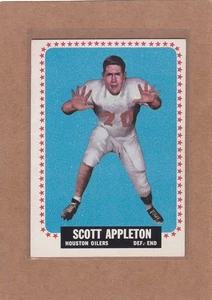 1964 Topps Football Scott Appleton #66 Oilers EX/EX+ *A42059 - Bild 1 von 1