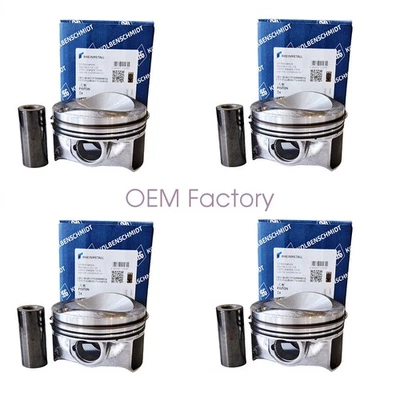 OEM 4 pcs KS Pistons 06H107065DL for VW CC Passat AUDI A3 A4 A5 S5 TT TTS 1.8T - Imagem 1 de 4