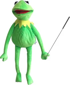 Kermit Frog Puppet with Puppets Control Rod & 50 Pcs 24 Inches With - Picture 1 of 4