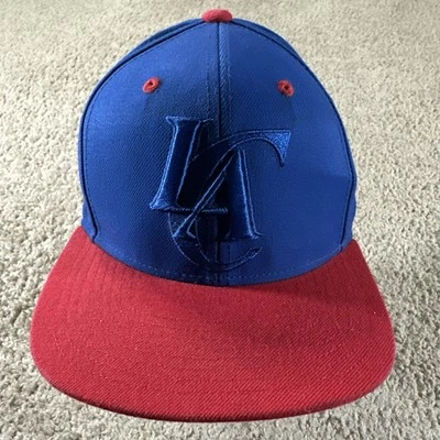 Gorra gorra LA Clippers para hombre azul roja Snapback Mitchell & Ness logotipo de LAC de la NBA Foto 1 de 4