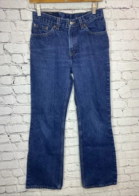 Vtg Levi 517 Boot Cut Low Rise Jeans Women’s sz 7 JR M Blue Made USA 29x30 Nice! - Image 1 of 4