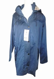 Chaqueta cortavientos estilo anorak con capucha larga para mujer Saphirose impermeable al aire libre M - Imagen 1 de 13