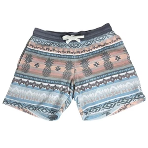 Chubbies Lounge Shorts Uomo Piccolo Ananas Azteco Pile Coulisse Comodo Corto - Foto 1 di 12