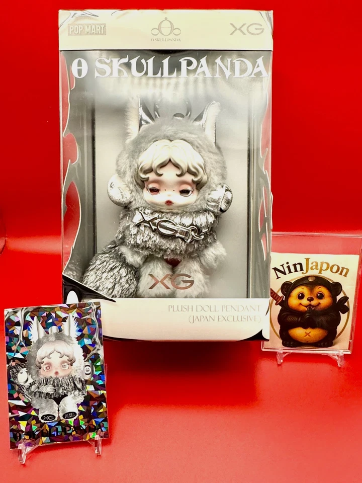 SKULLPANDA x XG Plush Doll Pendant Japan Exclusive SKULLPANDA POP UP SHOP ALPHAZ - Image 1 of 4