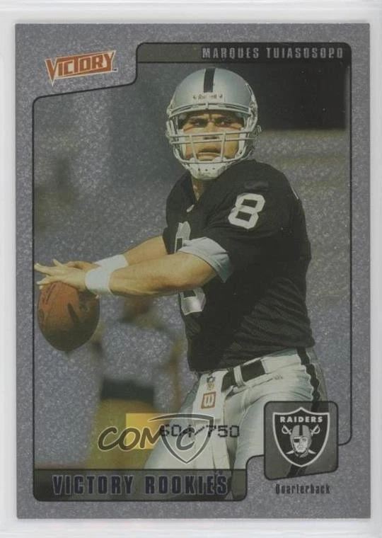 2001 Upper Deck Rookie F/X Victory Rookies /750 Marques Tuiasosopo #297 RC - Image 1 of 2