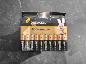 Duracell Plus AA Batteries 20 Pack New 100% Extra Life LR6/MN1500 1.5V Alkaline - Picture 1 of 2