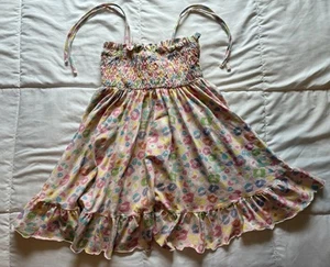 Olive Mae Girl's Pastel Animal Print Dress Size 7/8 - Picture 1 of 6