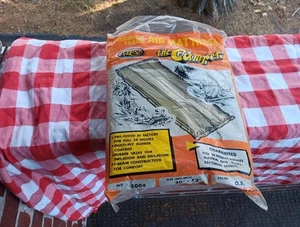 VINTAGE RUBBERIZED FABRIC AIR MATTRESS THE CAMPER WFS RUBBER NOS - Picture 1 of 4