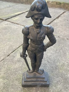  Antique original Cast Iron Door Stop 16”tall - Picture 1 of 13