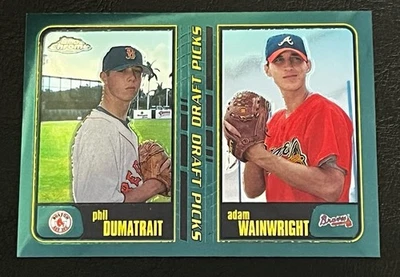 2001 Topps Chrome #280 Adam Wainwright Rookie RC Atlanta Braves - Image 1 of 2