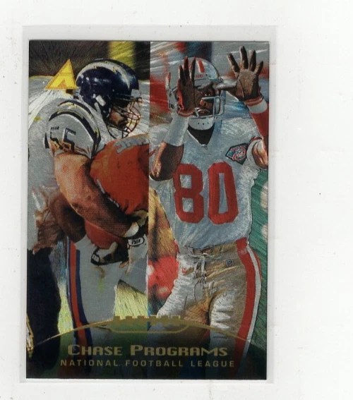 1995 Jerry Rice Junior Seau Pinnacle Trophy Collection #250 Free Ship (G2058) - Image 1 of 1