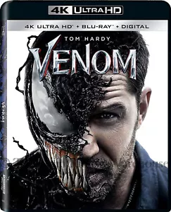 Marvel Tom Hardy Venom Antihero Superhero Movie 4K UHD Blu-ray Digital Copy Code - Foto 1 di 2