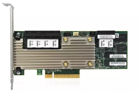 Controlador de almacenamiento Broadcom LSI 9361-24i MegaRAID 4 GB SAS RAID SATA / SAS 12 Gb/s Foto 1 de 1