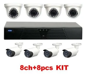 Enxun 8CH AHR KIT 720P HDMI 1MP 720P AHD Camera MVR-HK883 - Picture 1 of 6