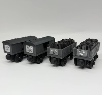 Wooden Railway Compatible Cargo & Box Car Train  Custom Made Thomas & Friends GR - Image 1 of 4