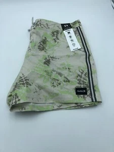 Bañador Hurley Phantom Naturals para hombre 16" aspecto vintage, talla 34 EU - Imagen 1 de 6