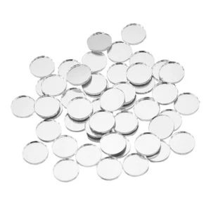 5000pc Small Round Glass Mirror Mosaic Tiles DIY Home Artwork Supplies Decor 1cm - Picture 1 of 9