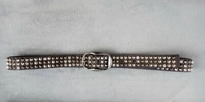 Gürtel Glitzerstein Nieten Damen Jeansgürtel Hosengürtel Gürtel Strass Braun neu - Bild 1 von 24