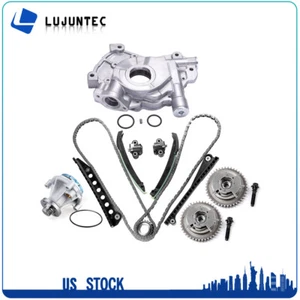 FOR Ford 5.4L F150 Lincoln 06-08 Timing Chain Cam Phasers Water Oil Pump Kit - Picture 1 of 4