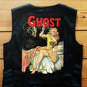 GHOST Horror Rücken Aufnäher Groß Vintage Heavy Metal Aufbügeln Jacke Patch - Bild 1 von 4
