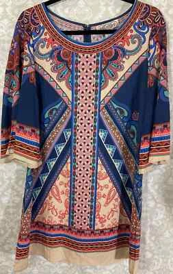 Blusa túnica FLYING TOMATO para mujer M/L estilo boho campesino hippie dashiki nueva con etiquetas Foto 1 de 4