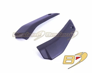 Ducati 2020-2022 Streetfighter V4 /V4S Carbon Fiber Oil Cooler Covers Matte - Picture 1 of 5