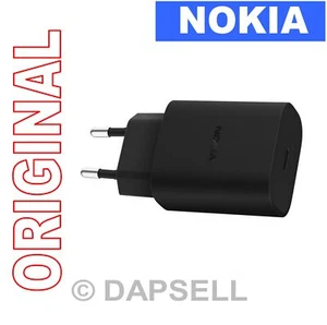 Nokia Caricabatterie Ricambio Originale Usb-c Ad-030e 33w Fast Per X100 X20 Xr20 - Foto 1 di 3