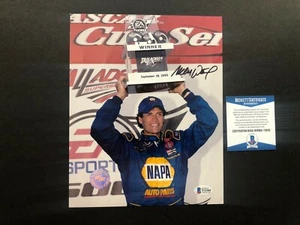 Michael Waltrip ¡Lo último! Foto firmada autografiada de Nascar 8x10 Beckett BAS certificado de autenticidad - Imagen 1 de 1