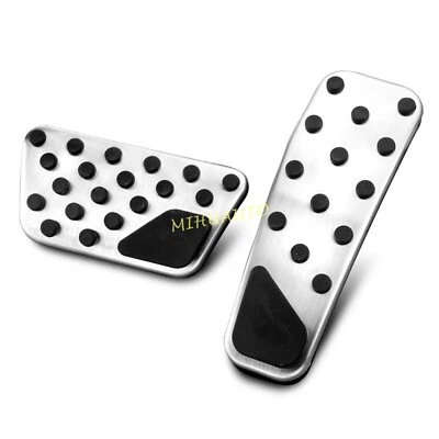 Cubierta automática de pastillas de pedal de freno de gasolina de acero para Dodge Challenger Charger 2008-2023 Foto 1 de 4