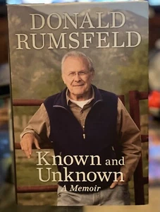 Donald Rumsfeld Signed  Book " Known and Unknown"-  A Memoir  1st edition - Picture 1 of 4