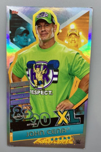 2020 Topps WWE India Slam Attax (Reloaded)  John Cena Giant 3X5 Foil Card