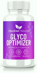 GlycoEase Naturals Glyco Optimizer Pills to Aid Healthy Blood Sugar Levels 60ct - Picture 1 of 8