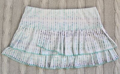 LUCKY IN LOVE Women's Pastel Arrows Ruffled Tennis Skirt Skort Shorts Size XL 16 • 59.99€