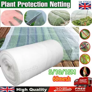 More details for 15m garden fine mesh protect net vegetable crop plant bird.insect protection net