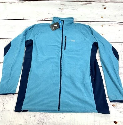 COLUMBIA TITAN PASS 3.0 FLEECE ZIP-UP JACKET Sweater Pullover BLUE Men’s Sz 2xt - Image 1 of 4