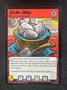 Neopets TCG 54/140 Stone Soup Battle for Meridell Food Non Holo Rare NM - Picture 1 of 2