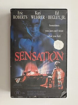 Sensation [VHS] Roadshow Ex-Rental Big Box Video Tape Kari Wuhrer 1994 Thriller - Image 1 of 4