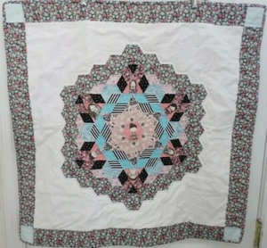 Handmade Art Mini Quilt Abbey Collection Wall Hidden Gems Sue Daley 29" X 29" - Picture 1 of 8