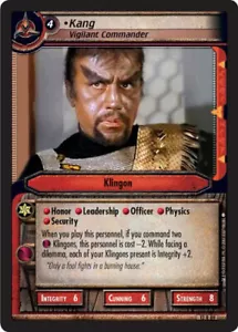 Star Trek CCG 2E These Are The Voyages Kang, Vigilant Commander 12R89 - Picture 1 of 1