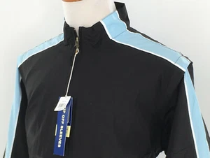 NWT PGA Tour Performance Full Zip Jacket Zip Off Sleeves Men's Large Black - Picture 1 of 10