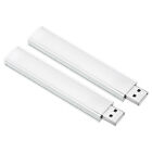 2Pcs USB Camping Night Light Portable Plug-in 10 Beads LED Lamp Stick Warm White