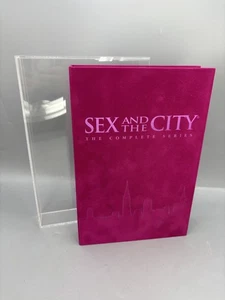 Sex And The City Complete Series 20 DVD Set Pink Velvet Plexiglass Case HBO 2005 - Picture 1 of 6