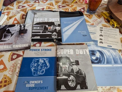 2008 Ford Super Duty F250 F350 Owners Manual & 6.0 6.4 Power Stroke Diesel Book - Image 1 of 4