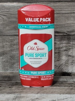 Antitranspirante deportivo puro Old Spice High Endurance paquete doble 3 oz/exp11/23 Foto 1 de 4