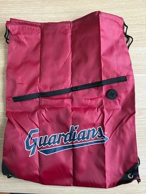 Рюкзак на шнурке на молнии Cleveland Guardians спортивная сумка синий слот для наушников-вкладышей - Изображение 1 из 4