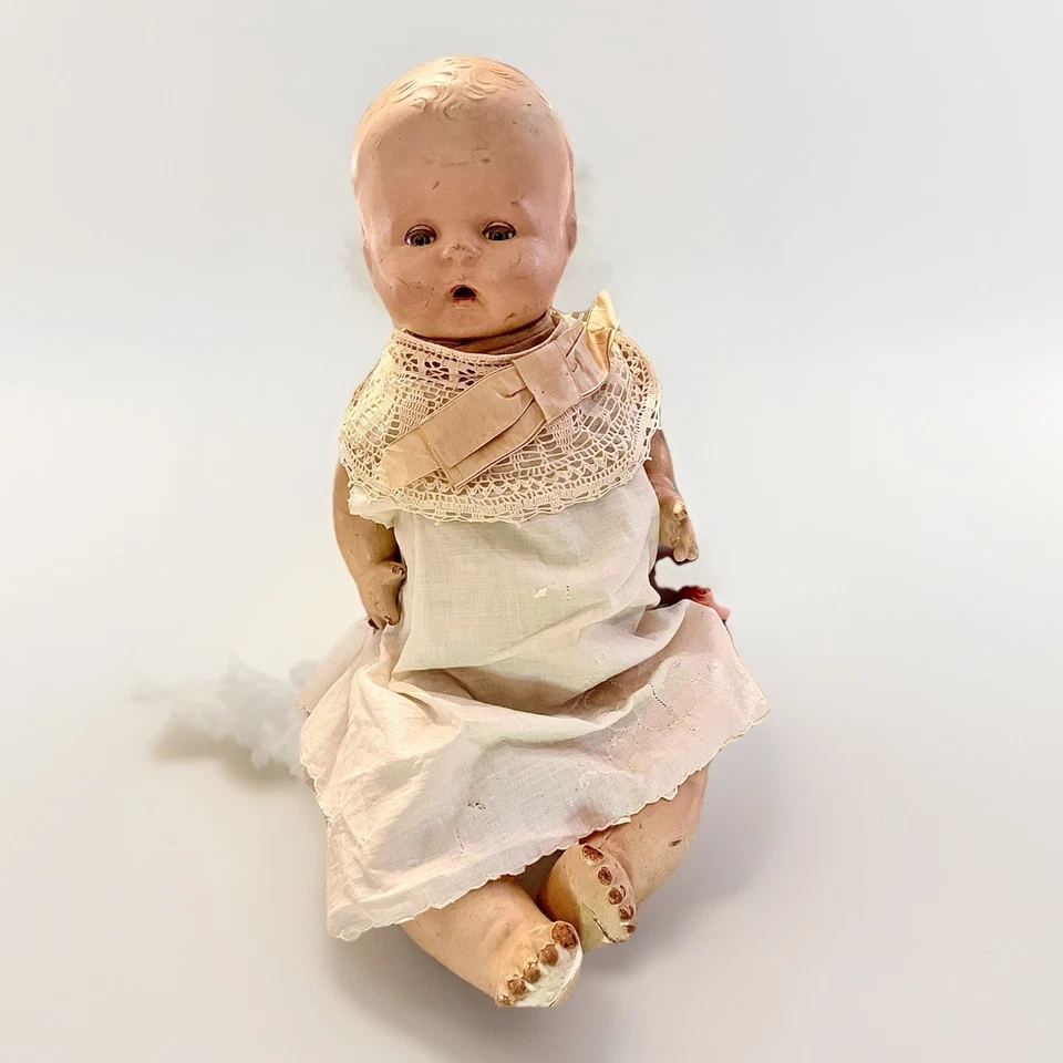 Антикварная кукла Creepy Halloween композиция 15 дюймов от EIH Co. В - Изображение 1 из 4