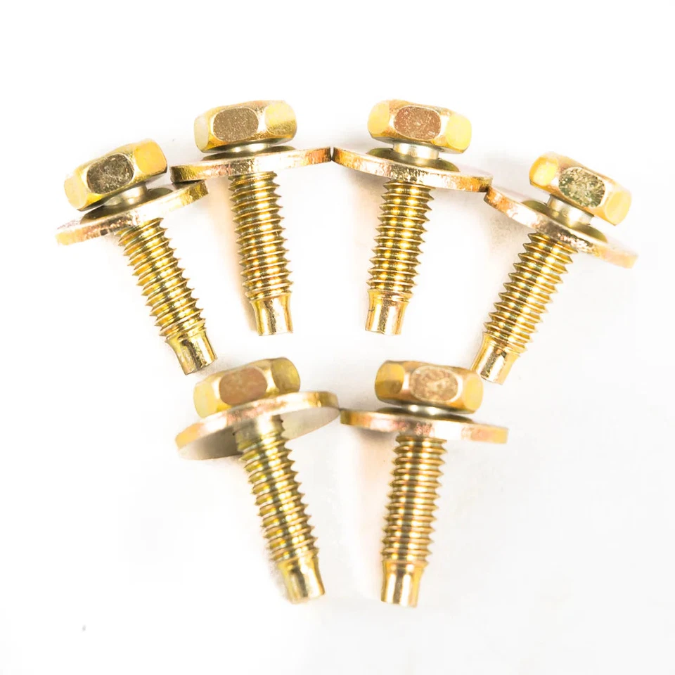 1979-1985 Ford Mustang Fender Bolts - Set of 6 Yellow Dichromate Bolts — 第 1/1 张图片