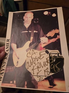Wayne Kramer MC5 Autographed Picture 1995 Kick Out The Jams - Picture 1 of 6